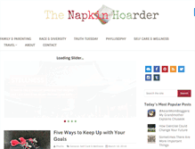 Tablet Screenshot of napkinhoarder.com